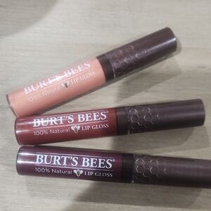 Burt's Bees Lip Gloss Trio - Peach, Cherry, Wine